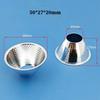 1 Piece 20-126Mm 15-120 Degree Lampshade Reflective Bowl For Diy Light Optical Led Aluminium Reflector Cup For Cob Lamp Bead