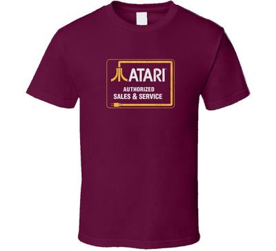 Atari Sales & Service, T-Shirt, Video Game, Gaming, 2600, Activision