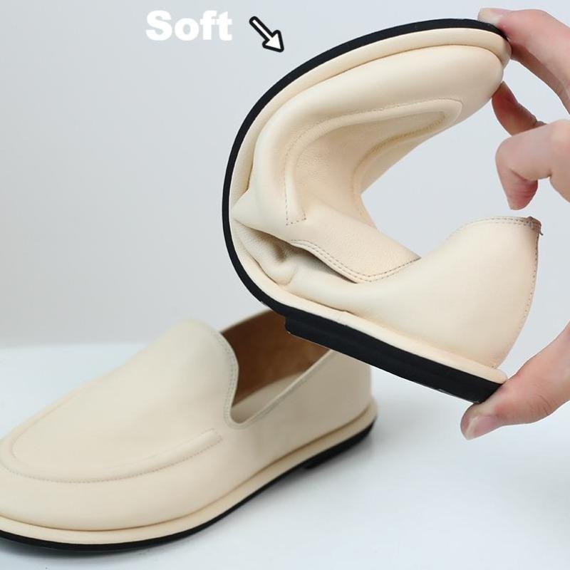 Fashion Size 35-40 Women Flats Loafers Soft Leather Low Heels Shoes 2025 Summer Casual Slip on Daily Office Lady Dress Shoes Zapatos