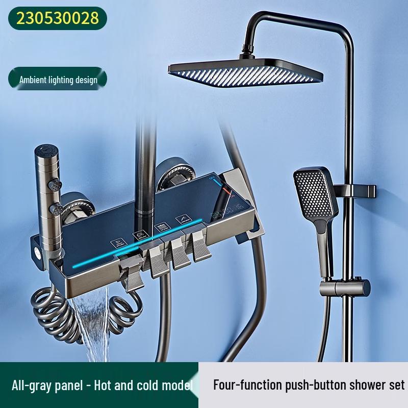 

LANGZHIWEN Pressure Boosted Bathroom Shower Set