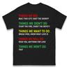Things We Did Musik T-Shirt T-Shirt Herren Damen Unisex Oberteile T-Shirts