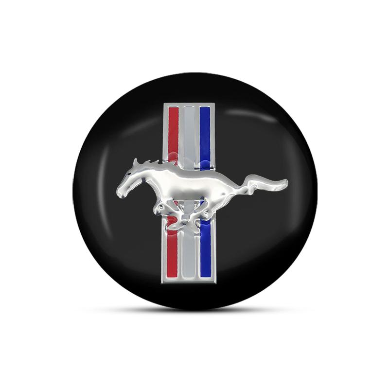 4db Autóstílus 56mm Embléma Kerékközép Kapszli Matricák Ford Mustang Univerzális Nagy Méretű Mustang Shelby GT Autókiegészítők