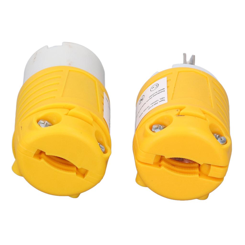 Zestaw wtyczki NEMA 5 15P i gniazda NEMA 5 15R Wymiana złącza wtyczki elektrycznej na kemping lub do kampera