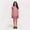 Sally Brown Cosplay Pink Dress Peanuts Costume Halloween Party Outfit for Kids Adults