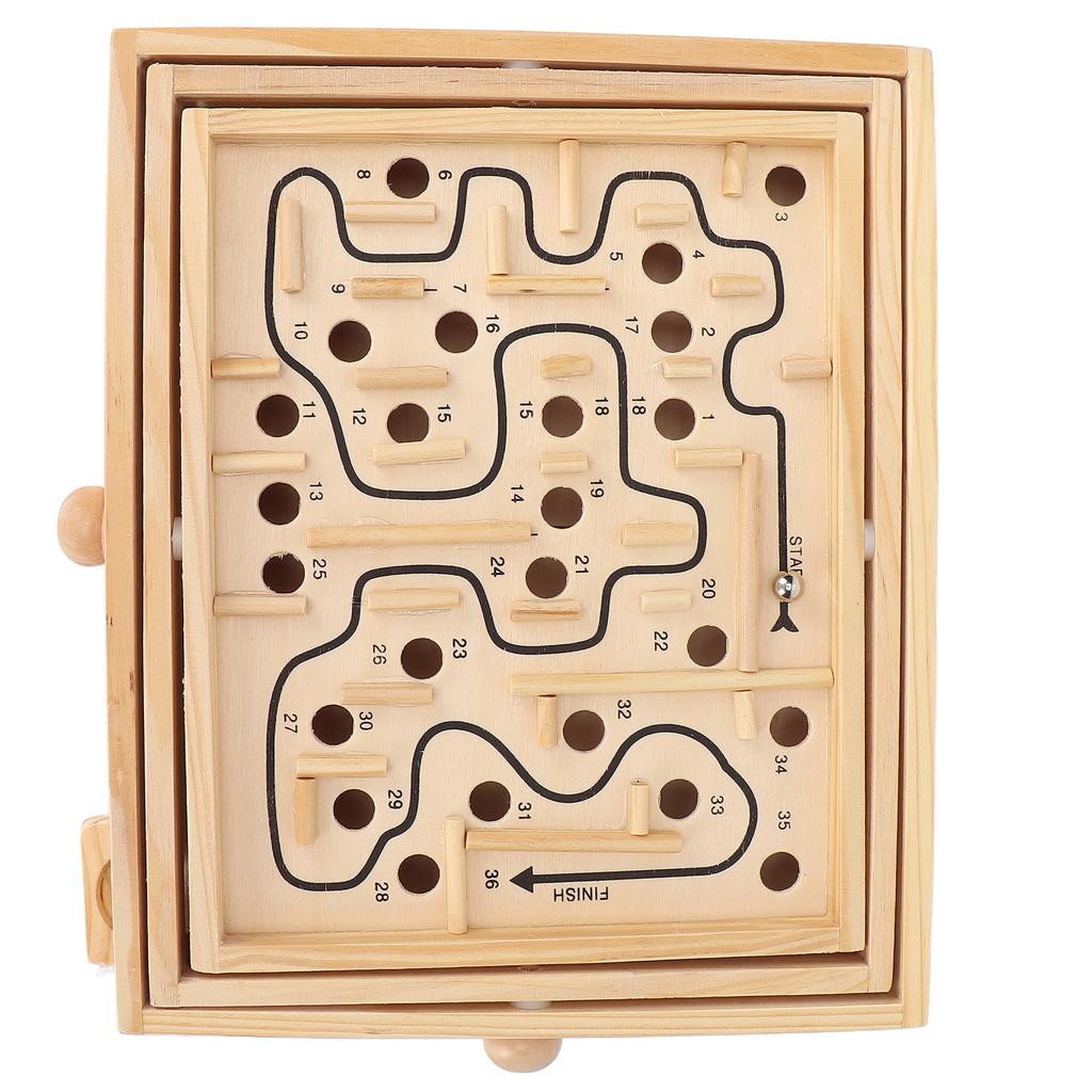 Wooden Puzzle Maze Game Toys Early Educational Learning Toys Party Favor Gift for Boy Girl