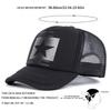 Unisfive-Pointed Star Printed Baseball Cap Spring Summer Breathable Net Caps Men Women Outdoor Sun Shade Hat Adjustable Wild Hat