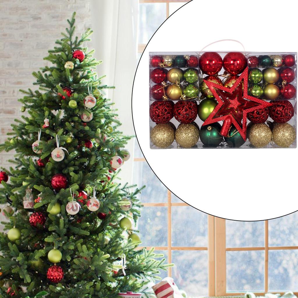 101 Stück Weihnachtsbaumkugeln DIY Bastel-Deko Anhänger Leichter Baumspitzen-Stern für Zuhause Verlobung Thanksgiving Café Feiertage