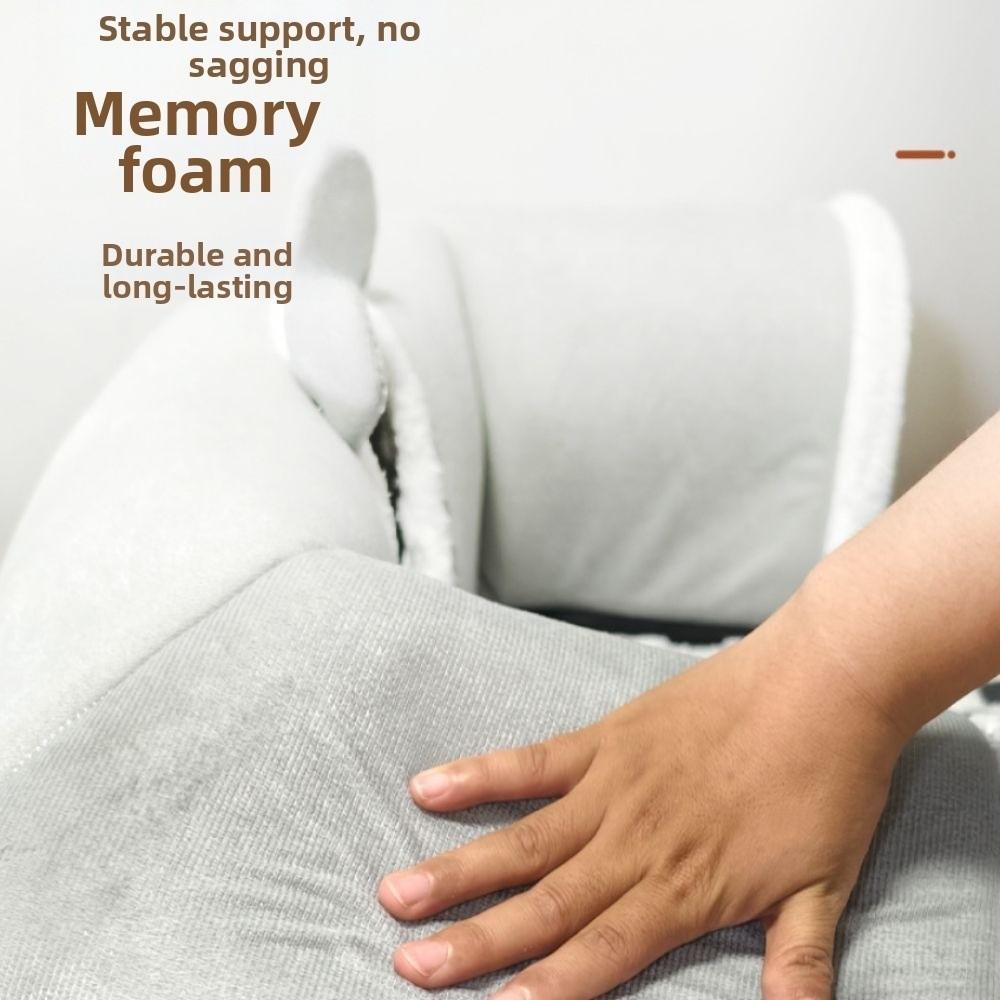 U-shaped Cat Tunnel Bed Removable Washable Cat House Warm Cat Channel Pet Supplies