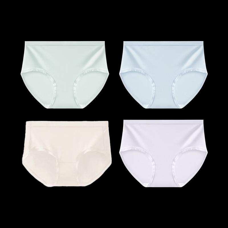 Miiow Women's Modal Antibacterial Seamless Panties (4-Pack)