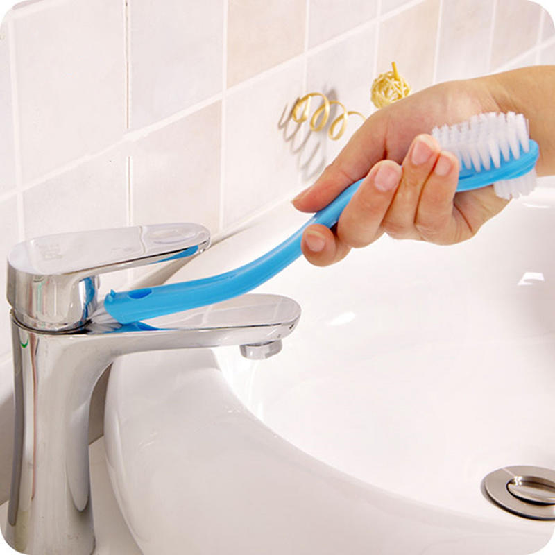 Double Long Handle Shoe Brush Cleaner Brushes Washing Toilet Lavabo Pot Dishes Cleaning Tools