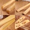 18" Handy Bamboo Massager Back Scratcher Wooden Body Stick Roller Itch Relaxer