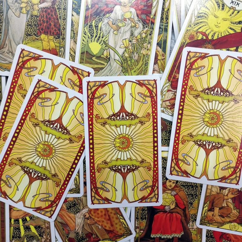 Gold Art Smith Beliebter Spirit Eye Waite Tarotkarten 10.3*6 ohne Rand