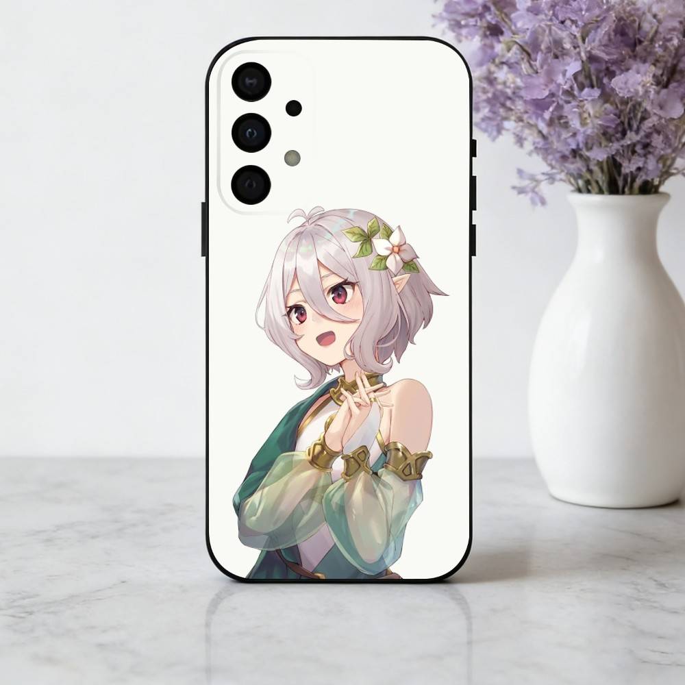 

P-Princess C-Connect K-Kokkoro phone Case For Samsung Galaxy A73,A72,A71,A70,A53,A52,A51,Others Soft Black Shell Samsung a22 5g