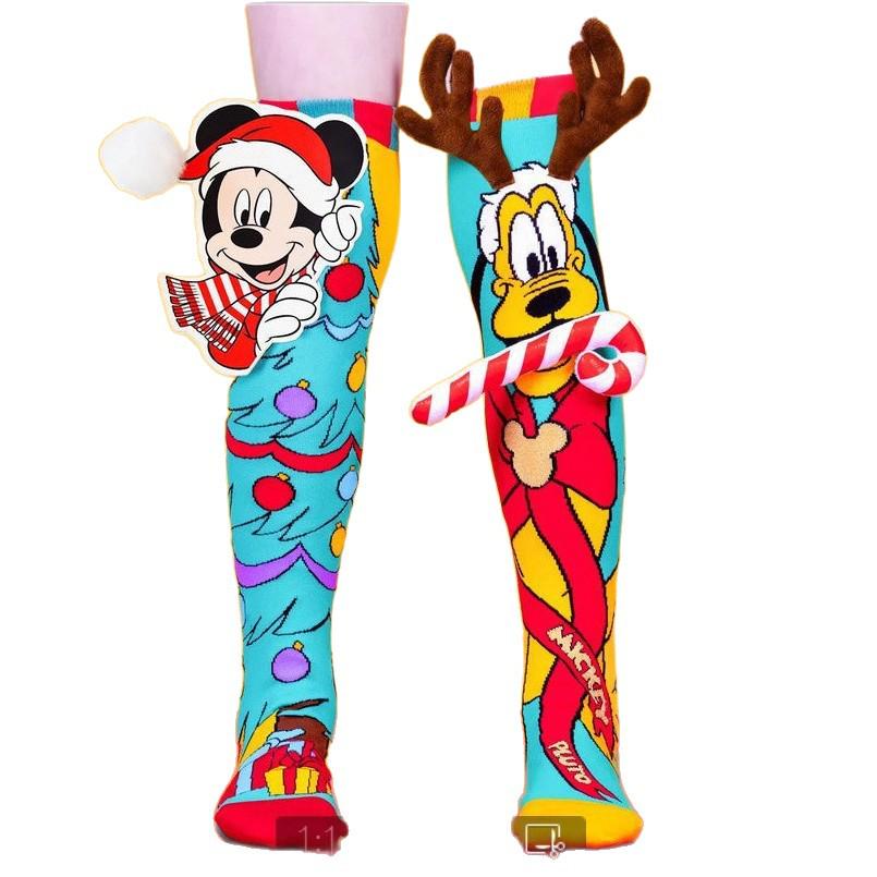 3D Cute Kids' Mid-Calf Socks - Mickey, Minnie & Rabbit Designs