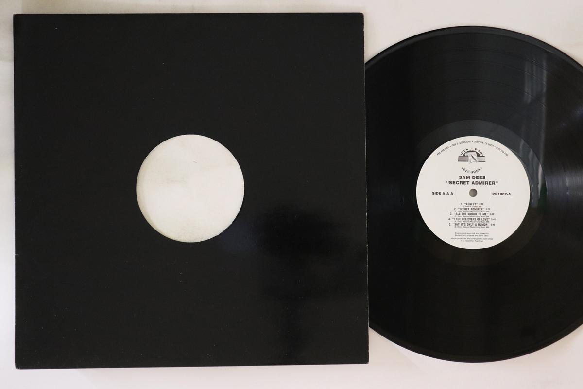 

LP Record SAM DEES Secret Admirer PP1002 PEN PAD 1989 US SoulFunk Used