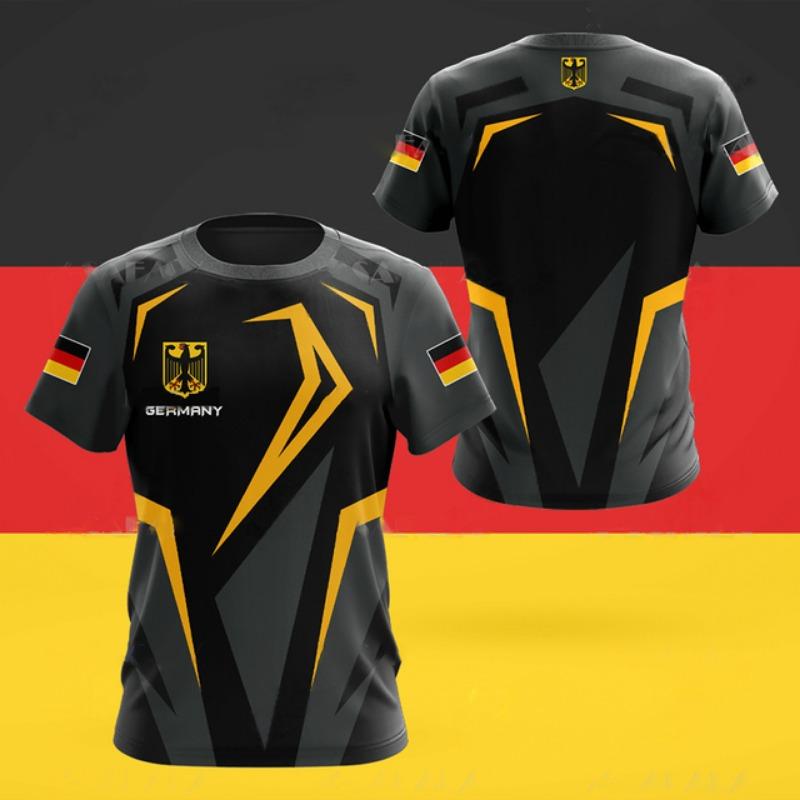 

GERMANY Men s T Shirts German National Emblem Printed Summer O-neck Pullover Casual Short Sleeve Tees Oversized T-Shirt For Men 6XL