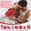 8 Pcs Valentine's Day Place Card Holder Valentines Table Centerpiece Decor Table Number Holders Valentine Table Memo Sign Picture Menu Clips for