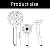 Easy installs No Tool Shower Head 10 Sprays Pattern Pressure Booster Strong ABS Construction for Strong Water Flows