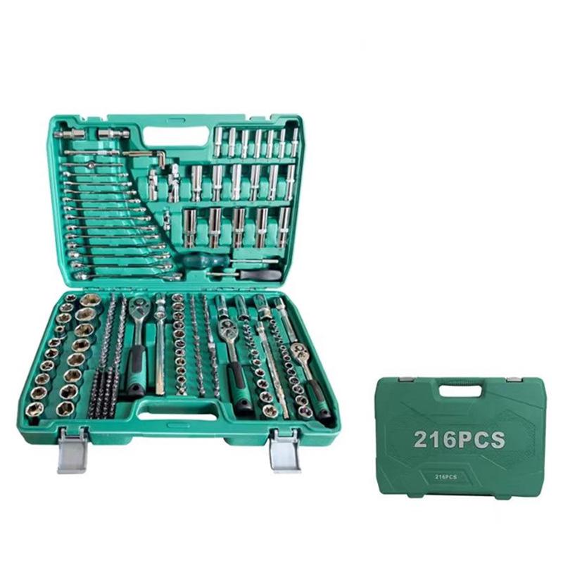 108-Piece Multifunctional Socket Tool Set - Ratchet Wrenches & Repair Kit