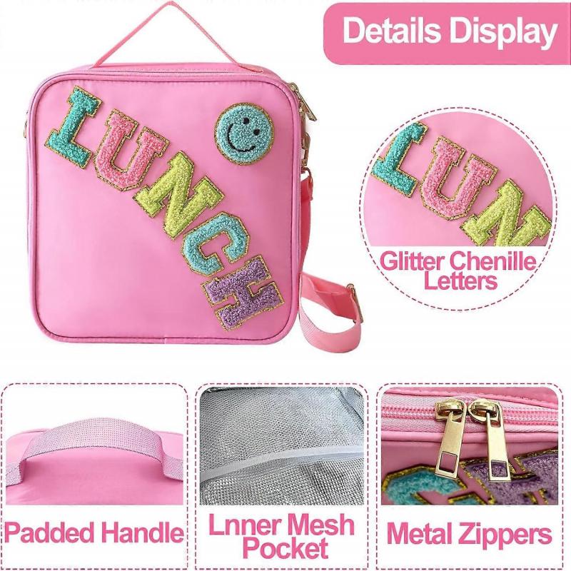 Insulated Lunch Bag With Adjustable Shoulder Strap