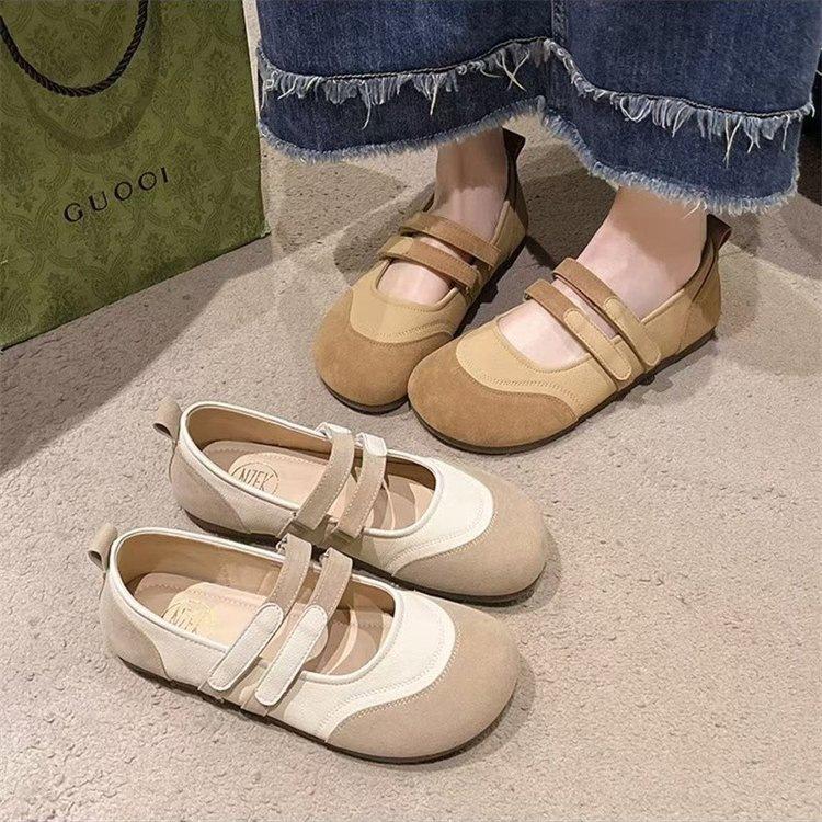 Fashion versatile comfortable flat single shoes women's 2025 new summer wear niche casual shoes French Doudou shoes