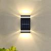 Waterproof Solar Wall Light for Outdoor Courtyard, Villa, Terrace, Garden, and Fence