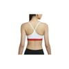 Nike Dri-FIT Indy Color Block Low-Intensity Support Sports Bra Women Underwear White DB9989-100