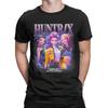 Lustiges HUNTRX HUNTRIX Kpop Dämonenjäger T-Shirt für Herren Rundhals Reine Baumwolle T-Shirts Kurzarm T-Shirt Übergröße Oberteile