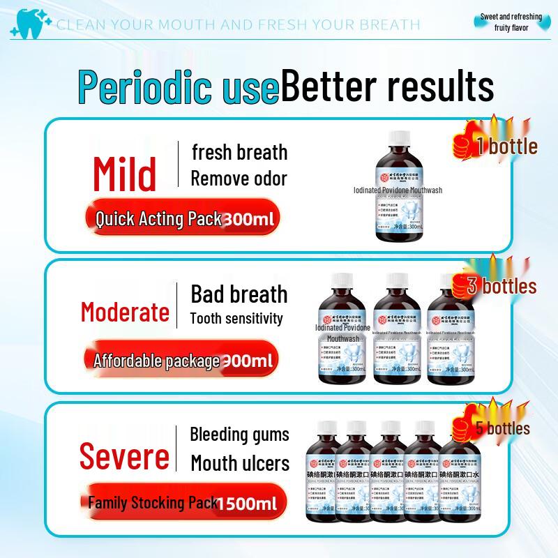 Tong Ren Tang Peach Povidone Iodine Mouthwash
