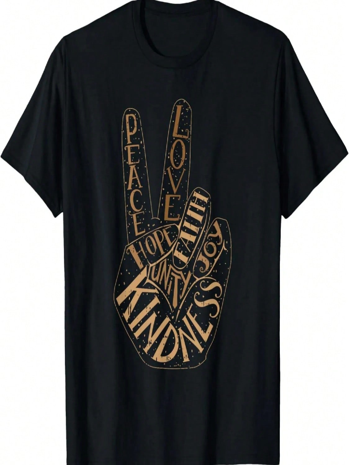 Peace Love Hope Black History Month unisex Wounisex T-Shirt S