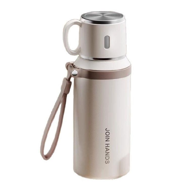 Unique Double Walled Insulated Nonrust Steel Cup 24oz Capacity Heat Cold Retention Technology Silicone Grip Easy Carry