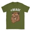 Beauty And The Beast Hashtag Beast Men T Shirts Funny Tees Short Sleeve O Neck Tshirt Pure Cotton Plus Size Clothing