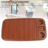 RV Table Top with 2 Cup Holders 34.25x 18.31in Wood Grain Rectangular Boat Tabletop Panel for Marine Yacht Camping Vehicle