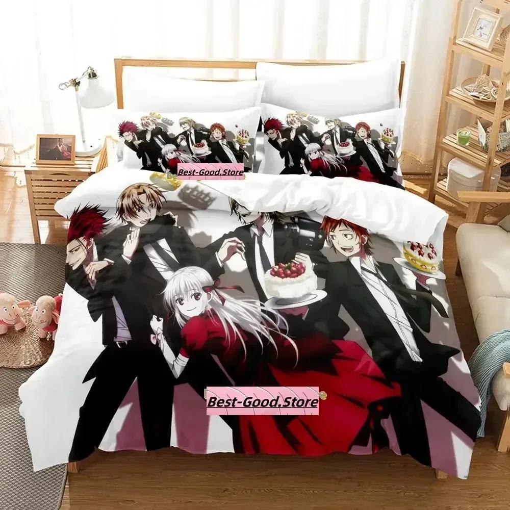 3D Nuovo K project Mikoto Suoh No Blood! Senza Osso! Niente Cenere! Set Biancheria da Letto Stampato con Federa Copripiumino Matrimoniale Queen Super King Size