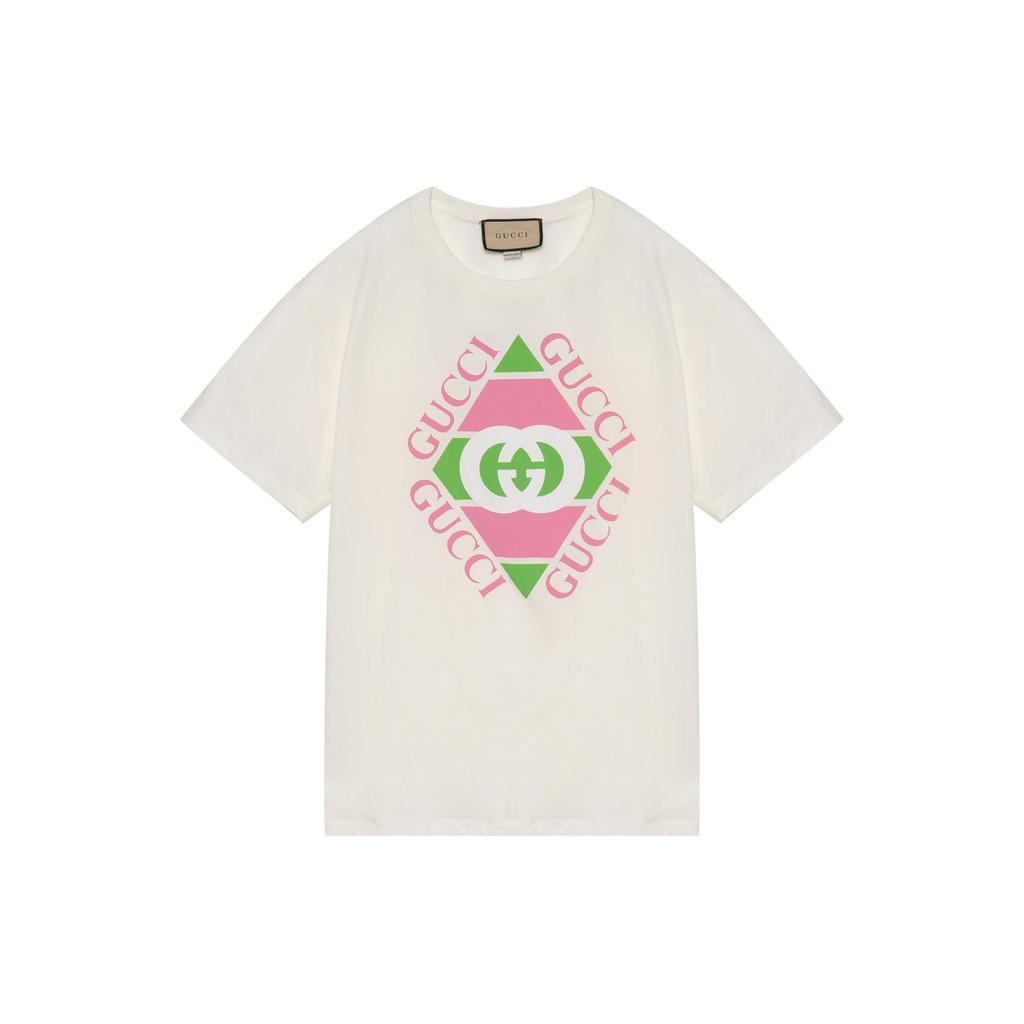Gucci Vintage Logo Print T Shirt 717422XJEWF9095