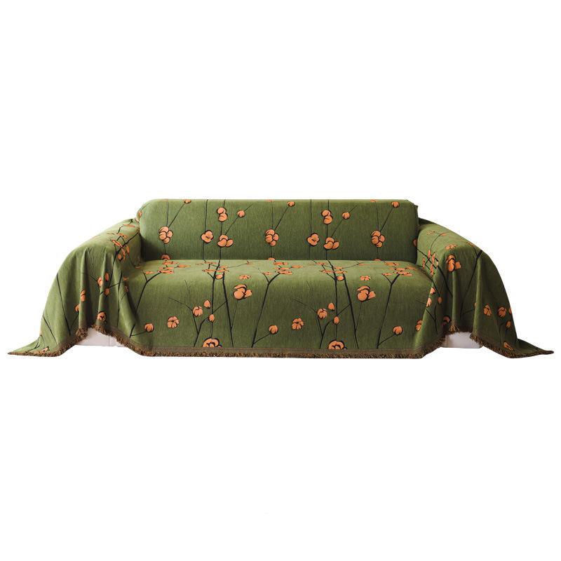 French retro sofa cover towel 2025 new four-season universal sofa cushion a whole non-slip cover blanket