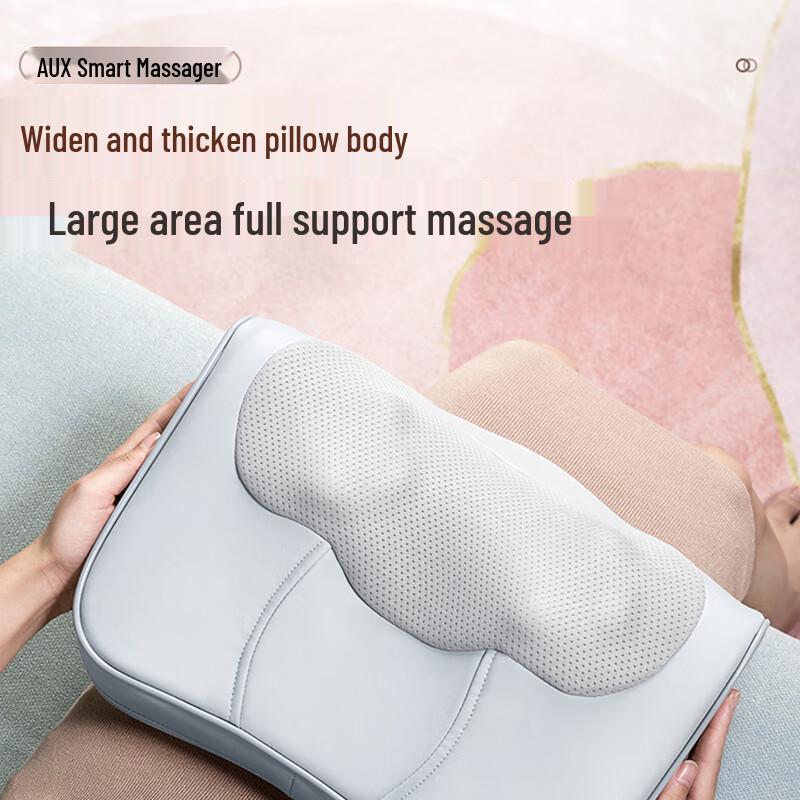 AUX Neck and Back Kneading Massager Pillow CN Plug (adapter Included)