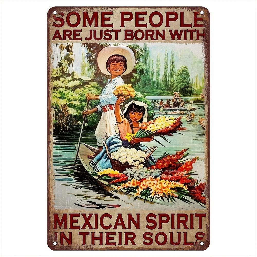Metal Wall Art Sign, Decorative Tin Sign, Vintage Retro Metal Poster, 20x30cm