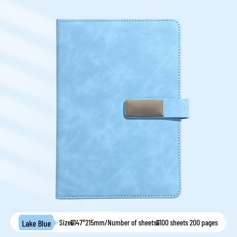 A5 Business Office Snap Button Notebook with Custom LOGO for Meetings