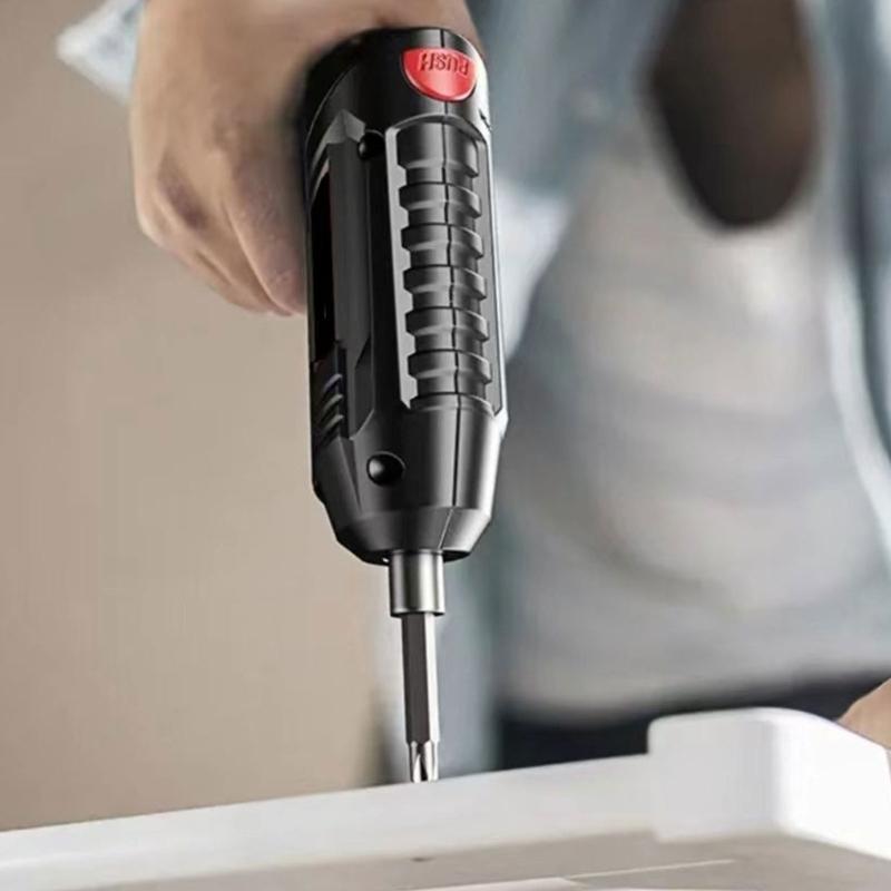 Multifunctional Electric Screwdriver Set, Portable Cordless Power Tool with LED Light for Home