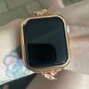 Accessories for Apple Watch Case 45mm 46mm Metal Bumper Protective Cover Frame for iWatch 10 Series 7/6/5/4 Cases Aluminum Gold