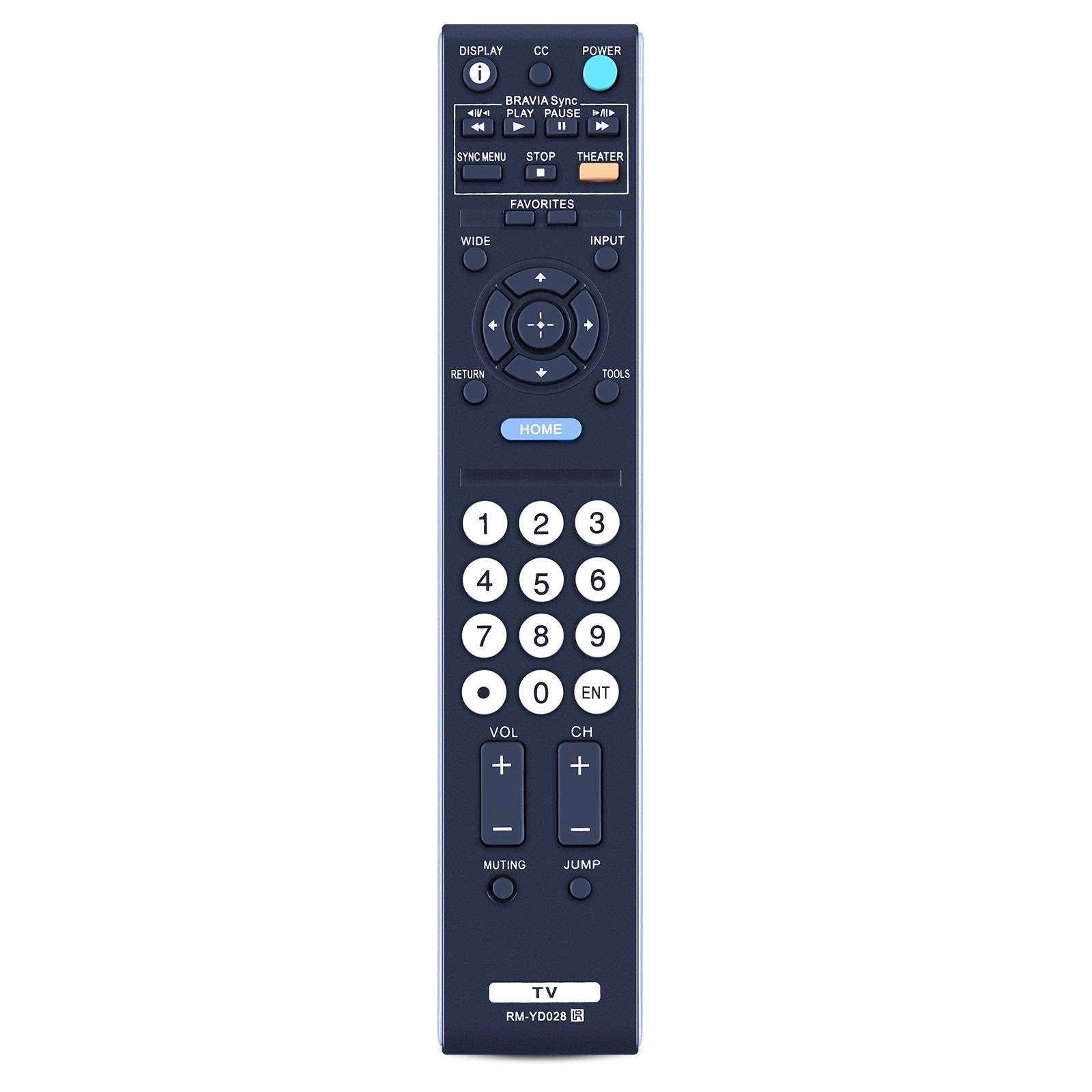 RM-YD028 For Sony TV Remote Control 10m Range IR Infrared Controller Replacement