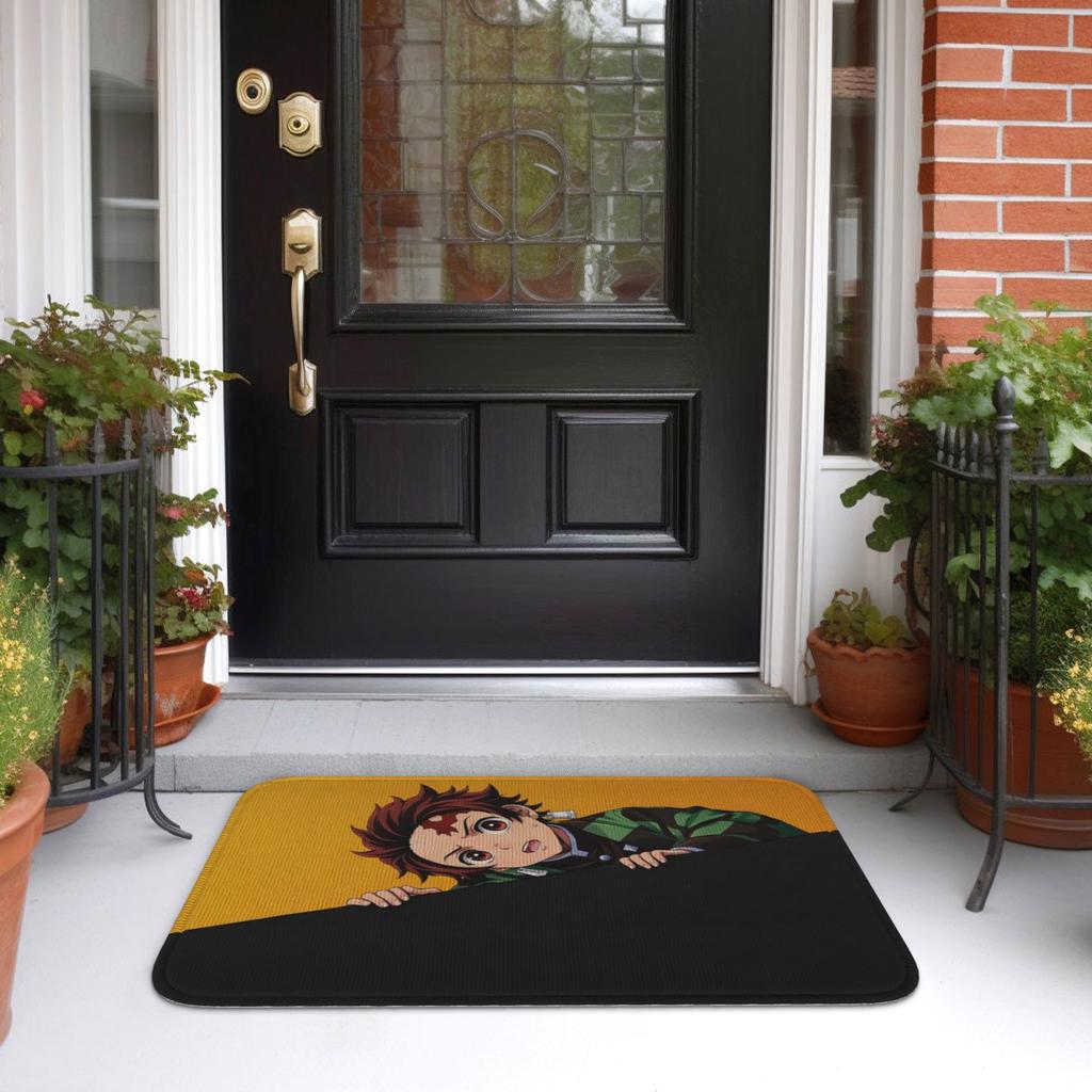 Demones S-Slayer Floor Door Kitchen Bathroom Mats Anti-Slip Indoor Doormat Garden Living Room Entrance Rug Carpet Footpad