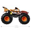 Hot Wheels Monster Truck Tiger Shark i stor størrelse [Minibil 1:24] [3 år og eldre] GWL14