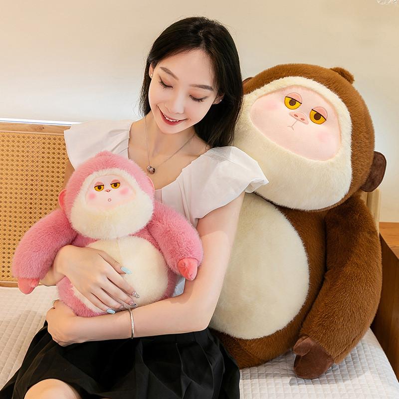 Plush Gorilla Toy With Soft Short Pile For Kids And Adults Birthday Gift