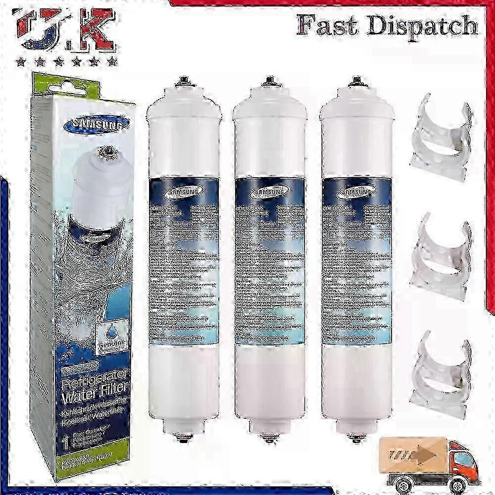 3X Genuine Samsung Aqua Pure Fridge Water Filter Cartridge DA29-10105J HAFEX/EXP