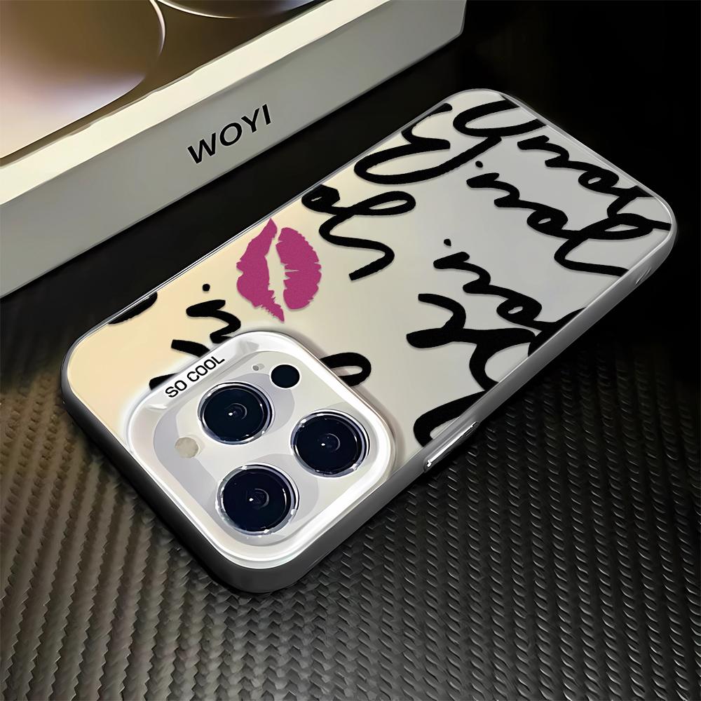 

Небрежный английский чехол для iPhone 16 15 14 13 12 11 Pro Max Чехол для iPhone 16 Pro Max Funda Coque Бампер Оболочка 16E 15 14 Чехол iphone 11 ProMax