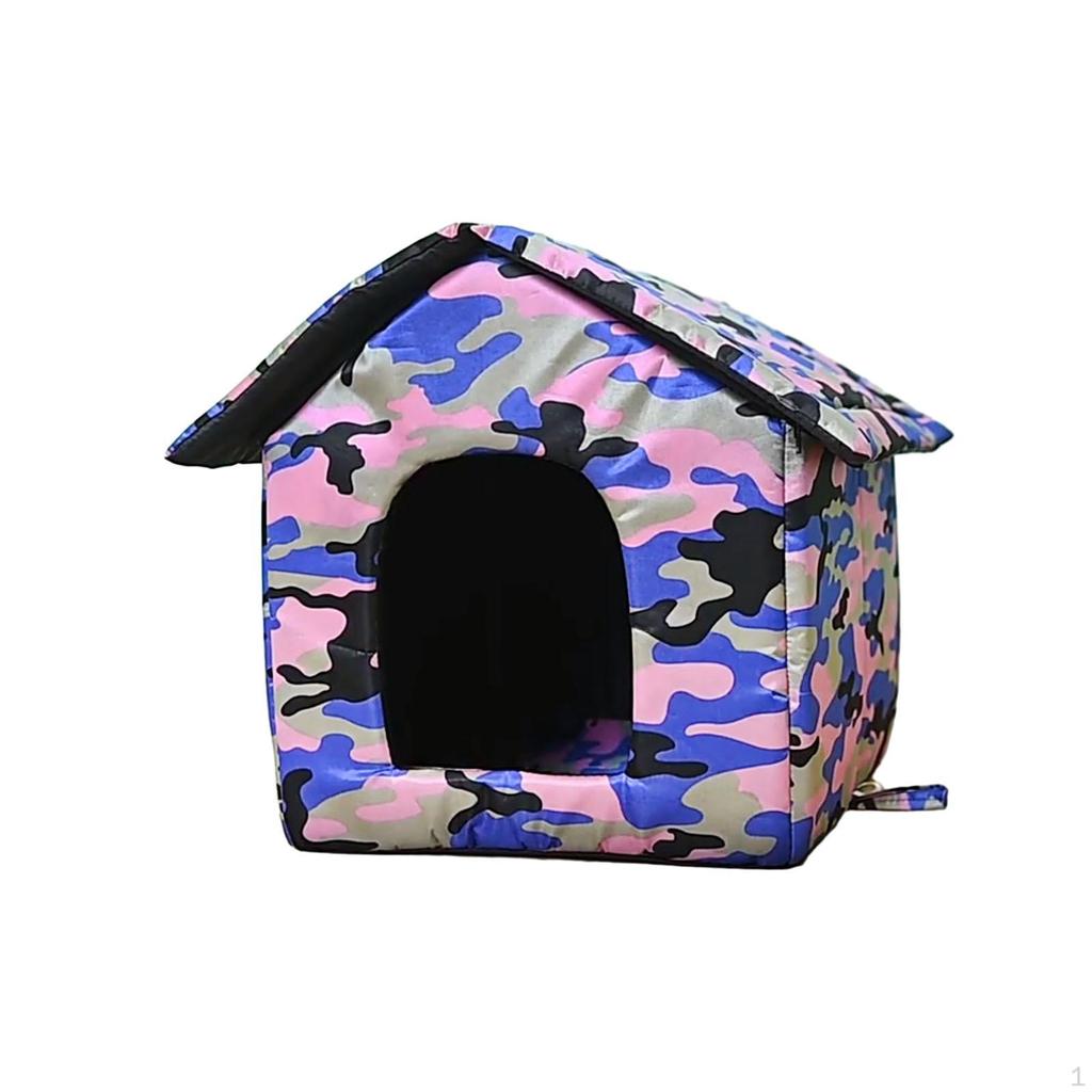 Cat Nest Sleeping Bed Pet House Rainproof Weatherproof Outdoor Shelter for Cats
