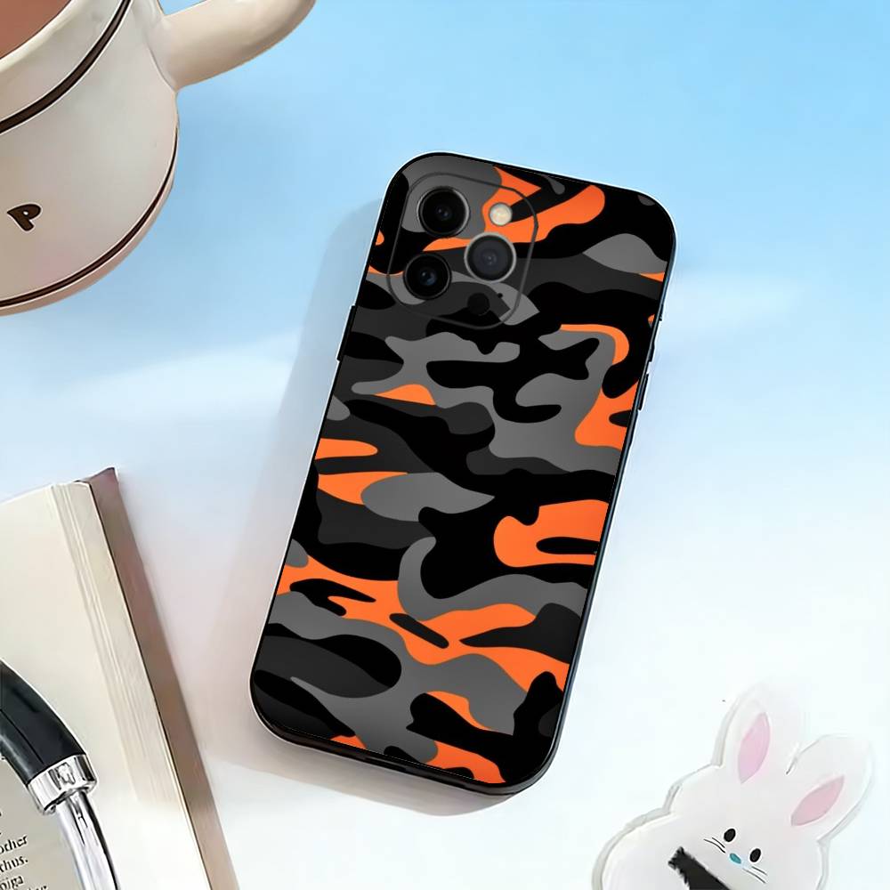 

Fashion C-Camouflage Phone Case Silicone Soft For IPhone 17 16 15 14 13 12 11 X XR Plus Pro Max Plus iPhone11PROMAX