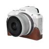 Husă jumătate de carcasă pentru Canon EOS R50 Protector Acoperire de bază Pungă Piele PU